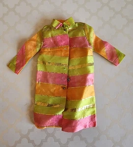 Abrigo Chaqueta De Colección Barbie All That Jazz Rayas #1848 Años 60 Original Mattel  - Imagen 1 de 5