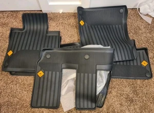 Rivian R1S All Weather Floor Mats Weatherproof Eco Rubber 2025+ OEM NEW - Picture 1 of 3