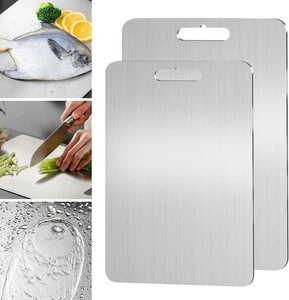 Titan Schneidebrett, Schneidebretter für Küche, 2er Pack doppelseitig - Bild 1 von 5
