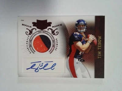 2010 Panini Plates & Patches - Rookie Autograph Patch - Tim Tebow #072/499 - Image 1 of 2