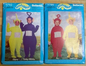 Butterick Children's Costumes Sewing Pattern 5792 & 5794 Teletubbies Size XS-L - Picture 1 of 6