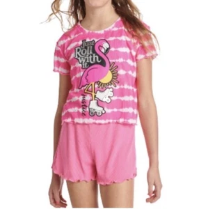 NWT JUSTICE 2pc pajama set girl’s Size Large (12-14) - Picture 1 of 8