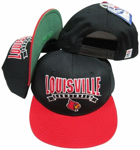 The Game Vintage Pennant Louisville Cardinals Snapback Hat / Cap Cover