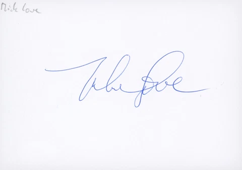 THE BEACH BOYS Mike Love signed Autograph Autographed 4x6 Index Card  ACOA COA Cover