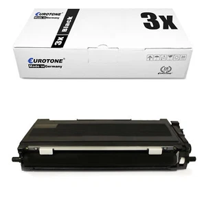 3x Eurotone Eco Toner XXL kompatibel f�r Brother HL-2250-DNR MFC-7460-DN - Bild 1 von 3