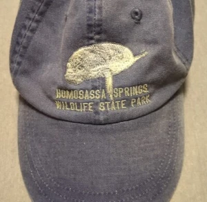 Gorra Sombrero Azul HOMOSASSA SPRINGS PARQUE ESTATAL VIDA SILVESTRE - Imagen 1 de 6