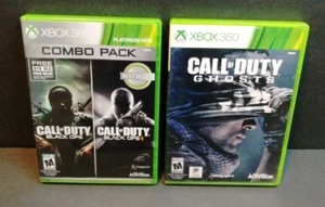 Call of Duty: Combo Pack Black Ops 1 & 2 (Microsoft Xbox 360, 2015) & Ghosts - Picture 1 of 7
