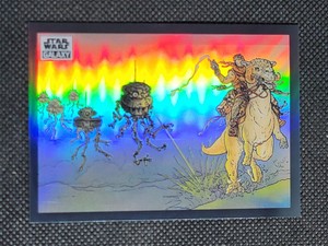 Attack on Hoth! Refractor 2022 Topps Chrome Star Wars Galaxy 14