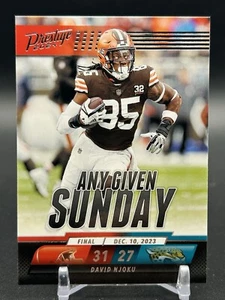 2024 Panini Prestige - Any Given Sunday #AGS-DNU David Njoku - Bild 1 von 2