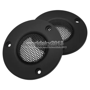 2x Altavoz Altavoz Tweeter Panel Cubierta Círculo Decorativo Placa Fija 39,5 mm Agujero - Imagen 1 de 7