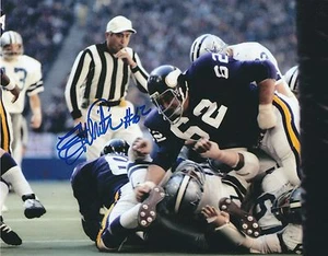 Signed 8x10 ED WHITE Minnesota Vikings Autographed photo - w/COA - Picture 1 of 1