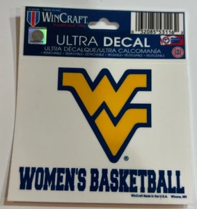 West Virginia University WVU Mountaineers Women's Basketball Ultra Decal NEW - Picture 1 of 1