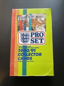 1990/91 Soccer Pro Set Collector Cards Football Association SEALED BOX 48 Packs! - Picture 1 of 6