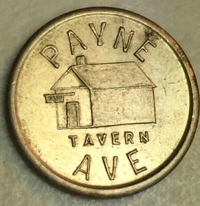 PAYNE AVE TAVERN MAVERICK TOKEN Type 2 (ST. PAUL, MN) - Picture 1 of 6