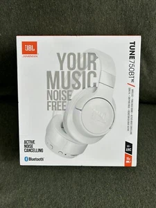 JBL TUNE 750BTNC Wireless Noise-Cancelling Over-The-Ear Headphones - White - Picture 1 of 6