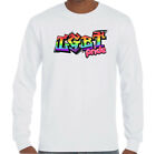 T-shirt LGBT Gay Pride Graffiti męski tęczowe kolory top koszulka strój odzież