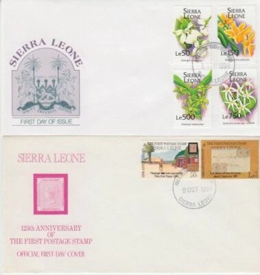 Sierra Leone - Anniversaries, Events, People & WIldlife (8no. FDC's) 1977-94 - Image 1 of 4