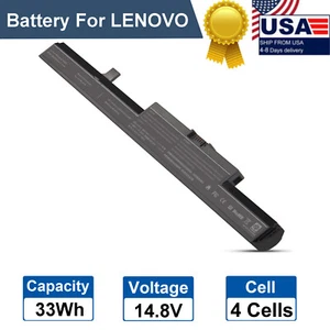 B40-80 Battery For Lenovo B40 B50-70 B40-70 B50-30 B50-45 L13M4A01 L12L4E55 33Wh - Picture 1 of 12