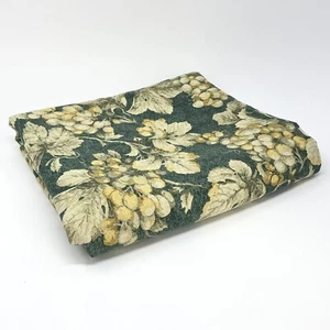 WILLIAMS SONOMA Cotton Linen Tablecloth Green Grapes 70x100” Italy Vintage - Picture 1 of 5