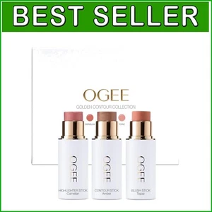 Face Stick Trio - Organic Bronzer, Blush & Highlighter for Effortless Glow - Picture 1 of 11