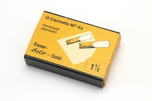 Steuer Esser Solo / Euro Clarinet Reeds / Es und Bb Klarinettenblätter / 12Stk. 