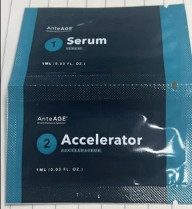 7pc x AnteAGE Serum 1ml and Accelerator 1ml Sample #tw - Picture 1 of 1