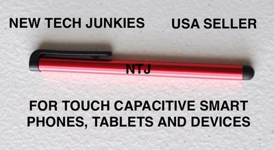 PLUMAS TÁCTILES LONG STYLUS 4" teléfono capacitivo para iPhone X 8 7 4s 6plus Galaxy s6+ Foto 1 de 4