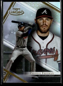 2021 Topps Gold Label Clase 2 Freddie Freeman Atlanta Braves #92 - Imagen 1 de 2