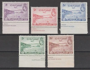 Papua 1938 SG 158/162 MNH - Bild 1 von 2