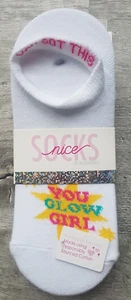 Nice Socks By Cleversocks Liner/Low Cut Pack Of 3 Pairs - Picture 1 of 6