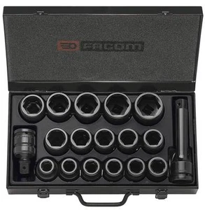 Facom NK.500E 3/4" Drive Impact Socket Set 19 - 42mm Steel Case - Picture 1 of 1