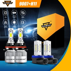 For Nissan Juke 2011-2014 - AUXBEAM 6000K LED Headlight Hi/Lo Beam + Fog Lights - Picture 1 of 12