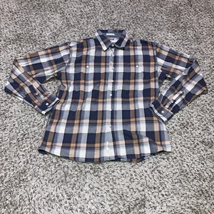 Camicia uomo Wrangler a quadri con bottoni manica lunga grande/XL - Foto 1 di 5