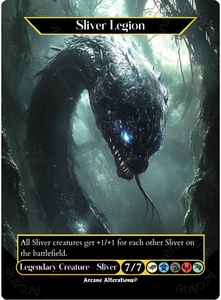 Sliver Legion - Full Art Altered Art Custom Proxy Cards - Picture 1 of 2
