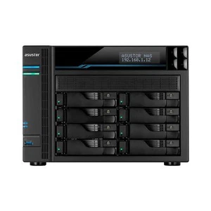 Asustor Lockerstor 8 AS6508T - 8 Bay NAS, 2.1GHz Quad-Core, 2 M.2 NVMe SSD Sl... - Picture 1 of 6