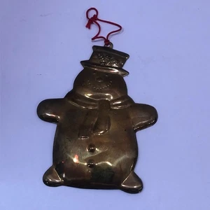 VINTAGE DEPARTMENT 56 SCHNEEMANN MESSING METALL GEPRESST WEIHNACHTSSCHMUCK - Bild 1 von 7