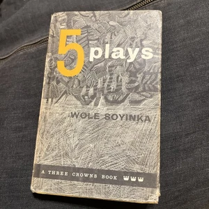 Wole Soyinka 5 Plays 1967 2nd Ed HC/DJ 1st Edition London Ibadan - Foto 1 di 14