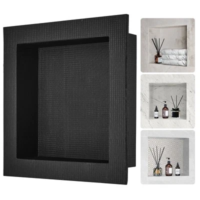 VEVOR Shower Niche 41 x 41x10cm Single Shelf Wall-inserted for Shower Bathroom - Image 1 of 4