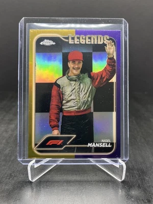 2024 Topps Chrome Formula 1 F1 Nigel Mansell Legends Gold Purple SP #194 - Image 1 of 2