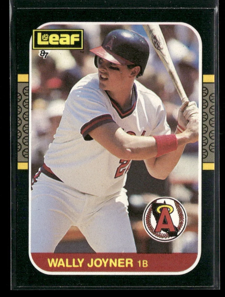 1987 Leaf #252 Wally Joyner California Angels - Image 1 of 2