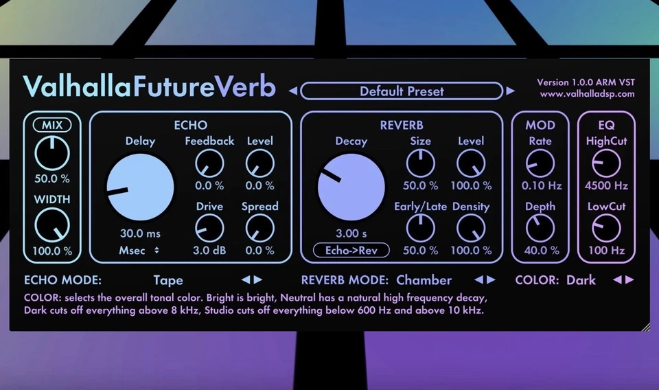 VST PLUGIN Valhalla FutureVerb - Bild 1 von 1