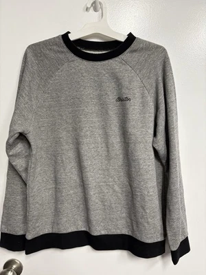 Brixton Men’s Grey Sweatshirt Size Medium Long Sleeve - Image 1 of 4