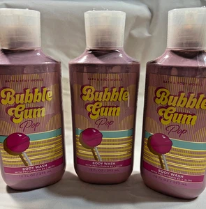 3x Bath & Body Works Bubble Gum Pop Gel de Ducha 10 fl oz ea LOTE x 3 NUEVO Sellado - Imagen 1 de 2