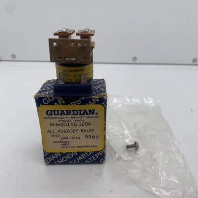 New Guardian IR-640U-2C-120A All Purpose Relay  - Image 1 of 4