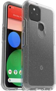 OtterBox Symmetry CLEAR SERIES Case for Google Pixel 5 - Stardust (SILVER FLAKE)