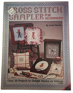 Plaid Cross Stitch Sampler for Beginners Booklet Welcome Pineapple Country Kids - Picture 1 of 12