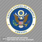 United States of America Embassy Seal Sticker Decal Vinyl embassador american