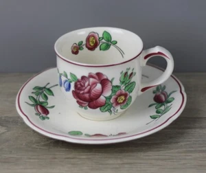 Villeroy & Boch V&B Colmar Kaffeetasse + Unterteller Untertasse Höhe 7 cm Ø 8,4 - Bild 1 von 4