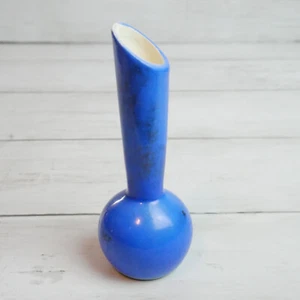 Blue Miniature Vase Made in Japan 3 7/8" Tall Vintage - Picture 1 of 8