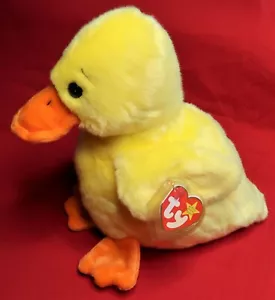 TY Beanie Buddy 1998 Quackers The Duck - Picture 1 of 6